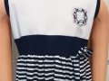 Нова детска моряшка рокличка с висока талия, 12-18 месеца, снимка 9