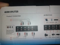 Аудио дистрибутор сплитер RCA L/R Aux Stereo , снимка 2