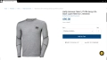 HELLY HANSEN 75106 Grey Lifa Base Layer 57% Merino Wool размер S работна термо блуза W4-550, снимка 2