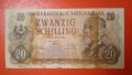 Банкнота 20 шилинга Австрия , снимка 1 - Нумизматика и бонистика - 39365576
