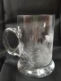 Немска ловна ръчно шлифована стъклена чаша за бира 0,5 л.,  нова, снимка 2