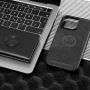 Луксозен калъф Alcantara за iPhone 15pro,15promax, 15(6.1) с емблема Mercedes-AMG affalterbac– Черен, снимка 4