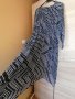 H&M рокля в тъмно синьо и бяло, снимка 1 - Рокли - 37999050