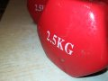 ГИРИ 2Х2,5КГ С ГУМЕНО ПОКРИТИЕ 0912232122, снимка 11