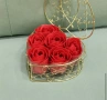 Рози в кутия/ Подарък за жена/ Подарък за Свети Валентин/ Рожден ден/ Деня на жената/ Имен ден, снимка 2