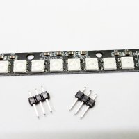 WS2812B LED модул с 8 светодиода, 5050, RGB, WS2812, Ардуино / Arduino, снимка 2 - Друга електроника - 35091708