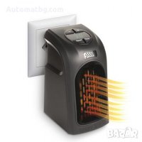Мини вентилаторна печка Handy Heater, 400W, с таймер, Отопление/Охлаждане, Черен, снимка 2 - Отоплителни печки - 27251248