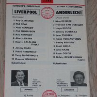 Ливърпул - Андерлехт оригинална футболна програма - финал за Суперкупата на Европа 1978 г., снимка 8 - Фен артикули - 33192122