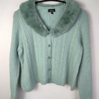 Accent angora cardigan D42/F44, снимка 1 - Жилетки - 38351052