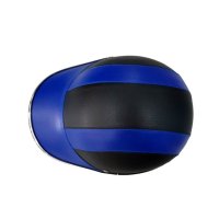  Каска за скутер ,мотор, мотопед- Черен + Син 72015, снимка 3 - Аксесоари и консумативи - 44095363