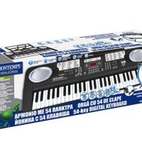 Цифров синтезатор с 54 клавиша, снимка 4 - Музикални играчки - 43380964