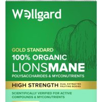 Wellgard Organic Lions Mane хранителна добавка гъби лъвска грива - 60 капсули, снимка 1 - Хранителни добавки - 43990120