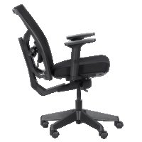 Ергономичен стол FREDO E - черен, снимка 2 - Столове - 40570111