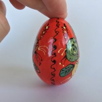 Великденско яйце, дървено №9 -  рози 2, снимка 6 - Декорация за дома - 38194448