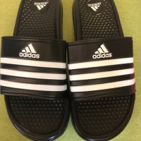 ПРОМО_Adidas джапанки в бяло и черно/реплика, снимка 1 - Джапанки - 33254112