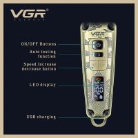 Машинка за подстригване VGR V-901, снимка 3 - Машинки за подстригване - 43480255