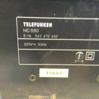 Ресивър Telefunken HR650 и Дек Telefunken HC650, снимка 6 - Ресийвъри, усилватели, смесителни пултове - 43475096
