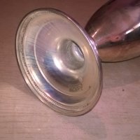 АМФОРА-посребрена кана с стъклено гърло-внос швеицария, снимка 18 - Колекции - 26546574
