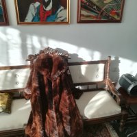 Ново кожено палто от цели норки, размер 44 -46: дължина 110см., снимка 6 - Палта, манта - 43895365