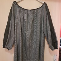 Блуза пепит, снимка 3 - Блузи с дълъг ръкав и пуловери - 44131436