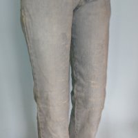 Еластични накъсани дънки с висока талия за над ботуши / bootcut, снимка 2 - Дънки - 28526769
