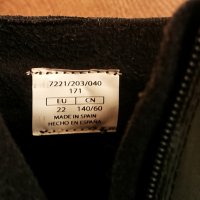 ZARA размер EUR 22 черни детски боти естествена кожа 28-3-S, снимка 6 - Детски боти и ботуши - 27247768