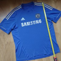 Chelsea / ADIDAS - мъжка футболна тениска на ЧЕЛСИ, снимка 4 - Спортни дрехи, екипи - 43352668