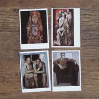 Пощенски картички с картини на Светлин Русев от 1976 г., снимка 7 - Колекции - 28616521
