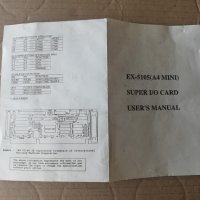 Acer EX-5105 A4E Multi Controller 16-bit ISA IDE FLOPPY COM Print Card, снимка 10 - Други - 43593860