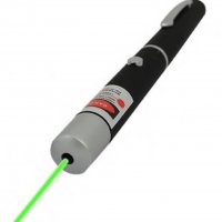 Лазерна показалка, Зелена, 5mW, 5 приставки, 2 батерии комплект, снимка 3 - Друга електроника - 37096886
