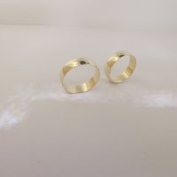 Златни брачни халки класически , снимка 5 - Пръстени - 43682876