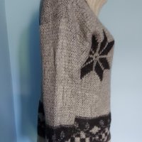 Пухкаво мохерно поло с ламена нишка / голям размер , снимка 3 - Блузи с дълъг ръкав и пуловери - 12423264