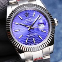 Мъжки часовник Rolex Oyster Perpetual Datejust с автоматичен механизъм, снимка 2 - Луксозни - 36999279