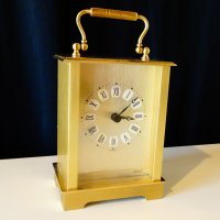 Настолен месингов часовник,Западна Германия., снимка 10 - Антикварни и старинни предмети - 27710769