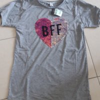 Тениска BFF - размер 164, снимка 2 - Детски тениски и потници - 32793941
