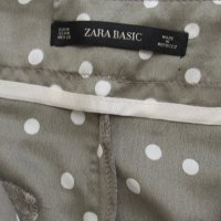  Дамски панталон в сив цвят ня точки ZARA размер М, нов, снимка 6 - Панталони - 32504315