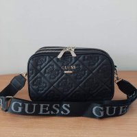 Луксозна Черна чанта Guess  код SG80P, снимка 3 - Чанти - 43981162