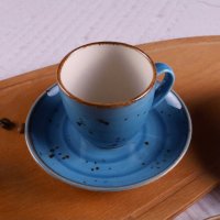 Комплект от 6 чаши за кафе с 6 чинийки / Сервиз за кафе от 12 части, снимка 3 - Сервизи - 39814984