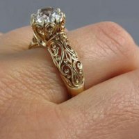 Луксозен пръстен с диамант 💥, снимка 6 - Пръстени - 32761402