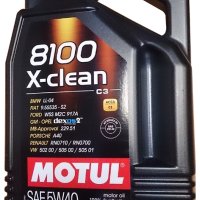 Двигателно масло MOTUL 8100 X-CLEAN 5W40 C3, снимка 3 - Части - 31242139