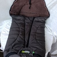 КАТО НОВО Термочувалче,спален бебе чувал за количка "TEDDY Baby Nest" - зимно,made in GERMANY, снимка 5 - За бебешки колички - 33040624