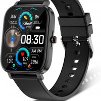Нов черен Смарт часовник Фитнес гривна Тракер на активност, сън, снимка 1 - Смарт гривни - 39937600