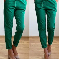 Нови панталони в зелено - М, Л, ХЛ, 2ХЛ, 3ХЛ , снимка 1 - Панталони - 36671523