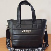 Голяма Черна чанта  Guess VS347, снимка 1 - Чанти - 40571053
