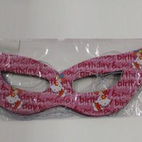 Коте Кити Hello Kitty 10 бр домино маска за очи лице парти рожден ден, снимка 1 - Други - 43991276