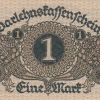 1 марки 1920, Германия, снимка 2 - Нумизматика и бонистика - 38975574
