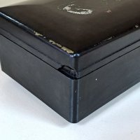 Винтидж кутийка от бакелит/карбонит, снимка 6 - Антикварни и старинни предмети - 39950986