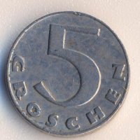 Австрия 5 грошен 1931 година, снимка 1 - Нумизматика и бонистика - 32533903