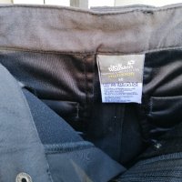 Продавам много плътен зимен черен мъжки софт шел панталон с кръпки на коленете Jack Wolfskin , снимка 7 - Панталони - 43019460