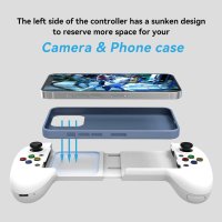 ShanWan Q13 Mobile Game Controller за iphone с поддръжка на PHONE CASE, Bluetooth безжичен геймпад, снимка 3 - Калъфи, кейсове - 43112781